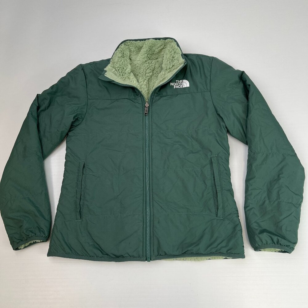 The North Face Jacket Girl Extra Large Youth Fleece Reversible Soft Snow Core Ex
